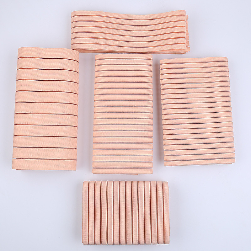 Elastic band stretched to show flexibility