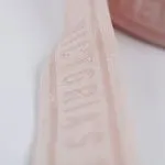 Pink Transparent Silicone Non-Slip Printed Elastic Band