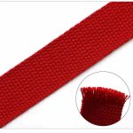 Pearl Pattern Polyester-Cotton Webbing for Handbags – 1.3mm Thick, 100 Stock Colors, 20-50mm Widths