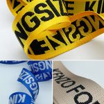 Custom Imitation Nylon Jacquard Webbing with Nylon-Like Appearance, 50% Lower Cost Than Nylon, High Tensile Strength and High Color Fastness